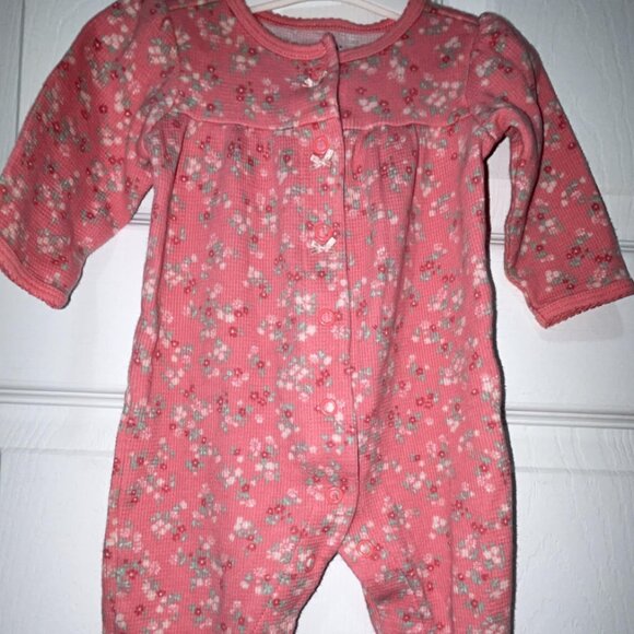 Adorable Floral Carters One Piece 3 Months NWOT - Picture 1 of 4